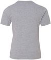 An image of a Custom Next Level Youth Cotton Crew in Heather Gray!