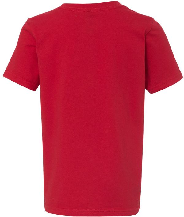 An image of a Custom Next Level Youth Cotton Crew in Red!
