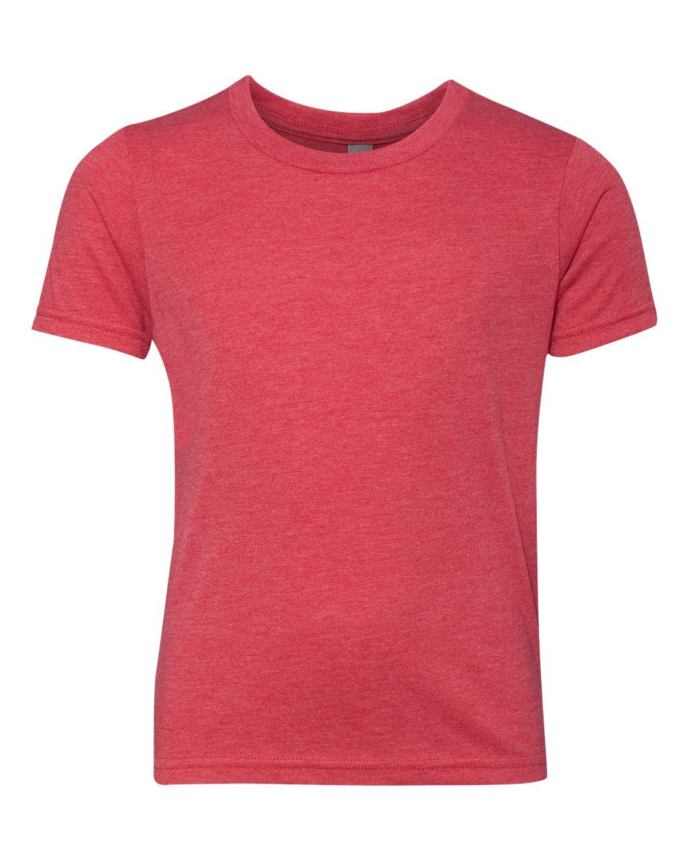 Next Level Youth Triblend Crew in Vintage Red