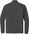 Am image of a Custom Nike Club Fleece Sleeve Swoosh Half Zip in Anthracite!