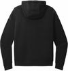 Am image of a Custom Nike Club Fleece Sleeve Swoosh Ladies Full Zip in Black!