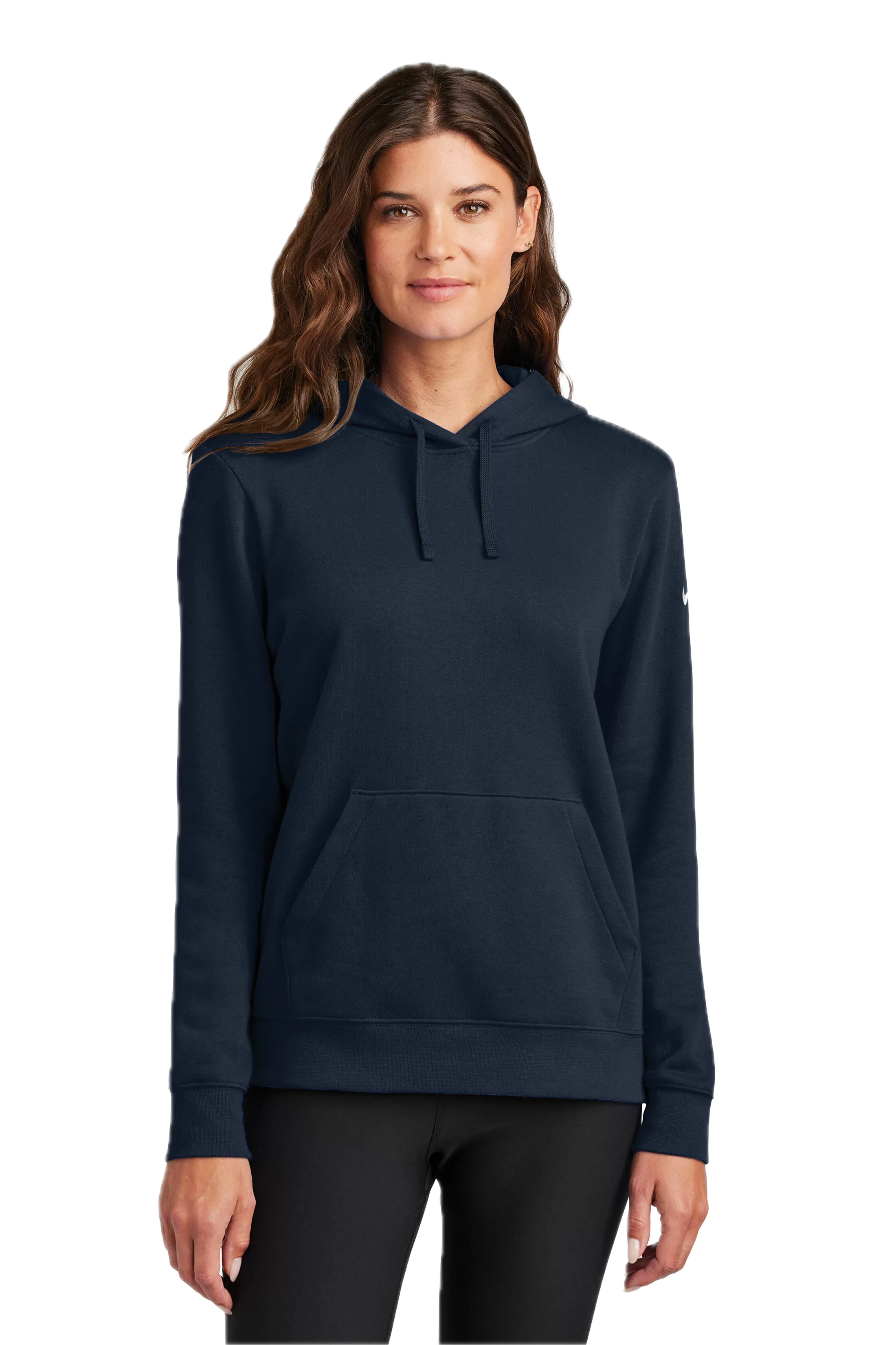 Nike Club Fleece Sleeve Swoosh Ladies Hoodie