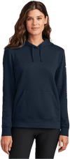 An image of a Custom Nike Club Fleece Sleeve Swoosh Ladies Hoodie!