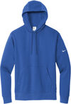 An image of a Custom Nike Club Fleece Sleeve Swoosh Pullover Hoodie in Game Royal!