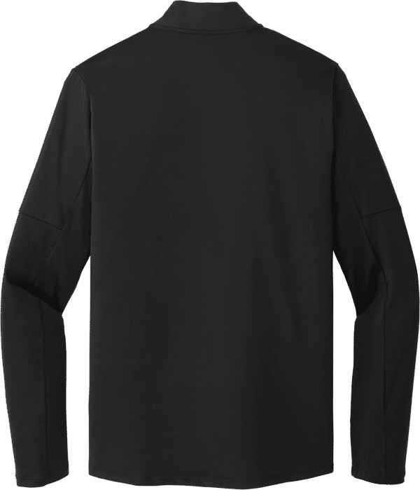 An image of a Custom Nike DriFit Element Half Zip Top in Black!