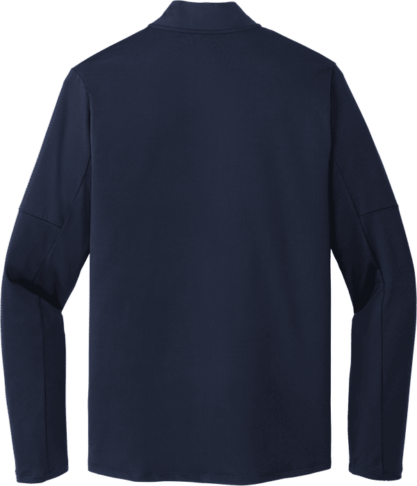 An image of a Custom Nike DriFit Element Half Zip Top in Navy!