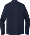 An image of a Custom Nike DriFit Element Half Zip Top in Navy!