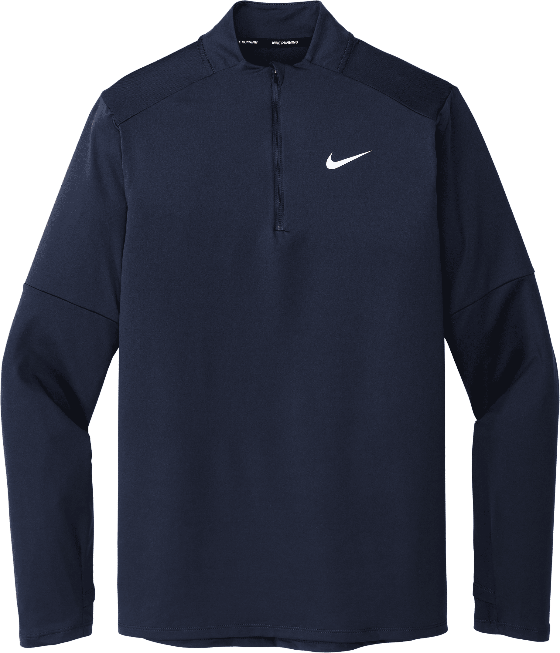 Nike DriFit Element Half Zip Top in Navy