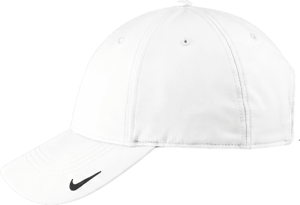 An image of a Custom Nike Dri Fit Legacy Cap in White!