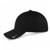 An image of a Custom Nike Dri Fit Mesh Swoosh Flex Sandwich Cap in Black!