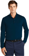 An image of a Custom Nike Dri Fit Micro Pique Long Sleeve Polo!
