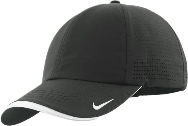 An image of a Custom Nike Dri Fit Perforated Performance Cap in Anthracite!