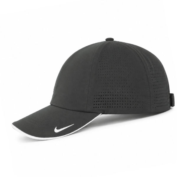 An image of a Custom Nike Dri Fit Perforated Performance Cap in Anthracite!