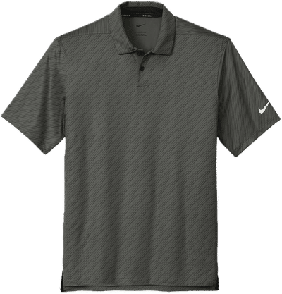 Am image of a Custom Nike Dri Fit Vapor Dash Polo in Anthracite!