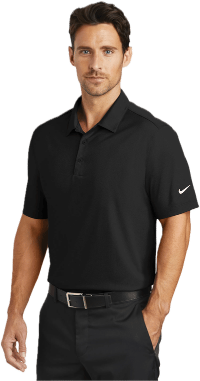 Custom Nike Dri FIT Vertical Mesh Polo Coastal Reign