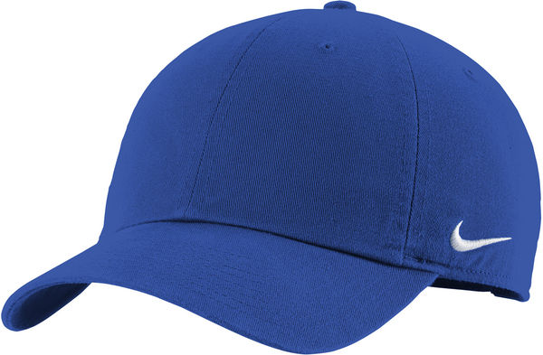 An image of a Custom NIKE HERITAGE 86 CAP in Game Royal!