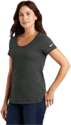 An image of a Custom Nike Ladies Dri FIT Cotton Poly Scoop Neck Tee!