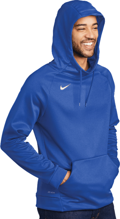 An image of a Custom Nike ThermaFit Fleece Pullover Hoodie!