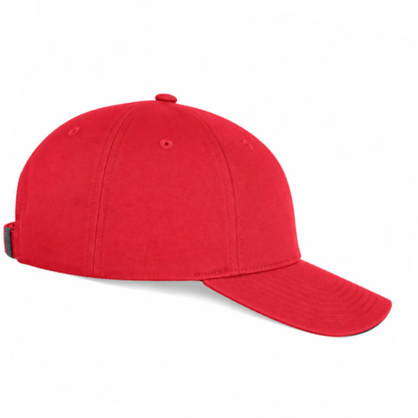 An image of a Custom Nike Unstructured Twill Cap in Gym Red!