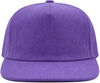 An image of a Custom Nissi 5 Panel Flat Bill Corduroy Cap in Lavender!