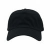 An image of a Custom Nissi Panels Washed Cotton Dad Cap in Black!