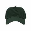 An image of a Custom Nissi Panels Washed Cotton Dad Cap in Hunter Green!