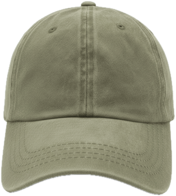 An image of a Custom Nissi Pigment Dye Cap in Dark Beige!