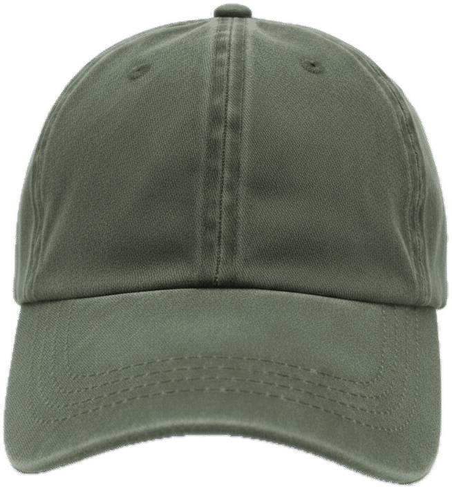 Nissi Pigment Dye Cap in Dark Green