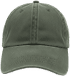 An image of a Custom Nissi Pigment Dye Cap in Dark Green!
