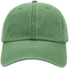 An image of a Custom Nissi Pigment Dye Cap in Kelly Green!