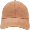 An image of a Custom Nissi Pigment Dye Cap in Orange!