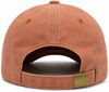 An image of a Custom Nissi Pigment Dye Cap in Orange!