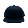 An image of a Custom Nissi Washed Cotton 5 Panels Flat Bill Cap in Navy!
