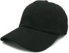 Am image of a Custom Nissi Washed Cotton Dad Cap in Black!