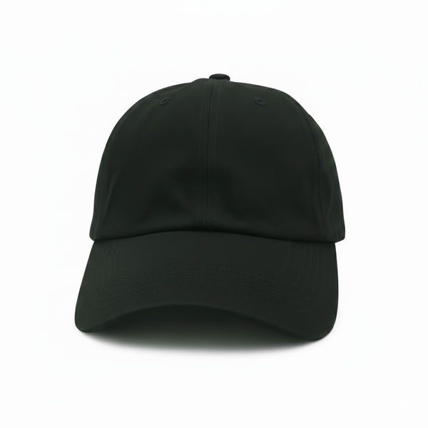 An image of a Custom Nissi Washed Cotton Dad Cap in Black!