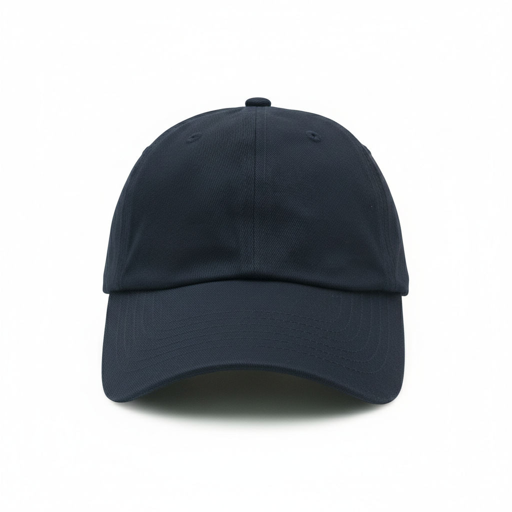 Nissi Washed Cotton Dad Cap in Navy