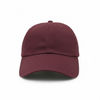 An image of a Custom Nissi Washed Cotton Dad Cap in Wine!