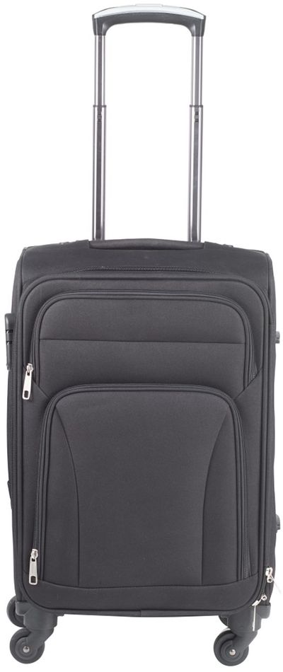 Am image of a Custom Nomad 21inch Upright Luggage in Black!