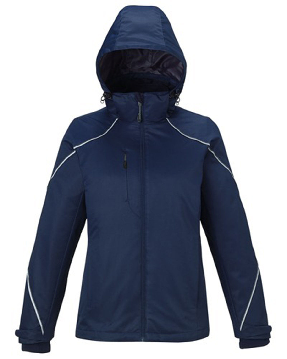 North End Ladies' Angle 3 in 1 Jacket with Bonded Fleece Liner in Night