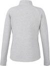 Am image of a Custom North End Ladies Spirit Textured Quarter Zip in Platinum Heather!