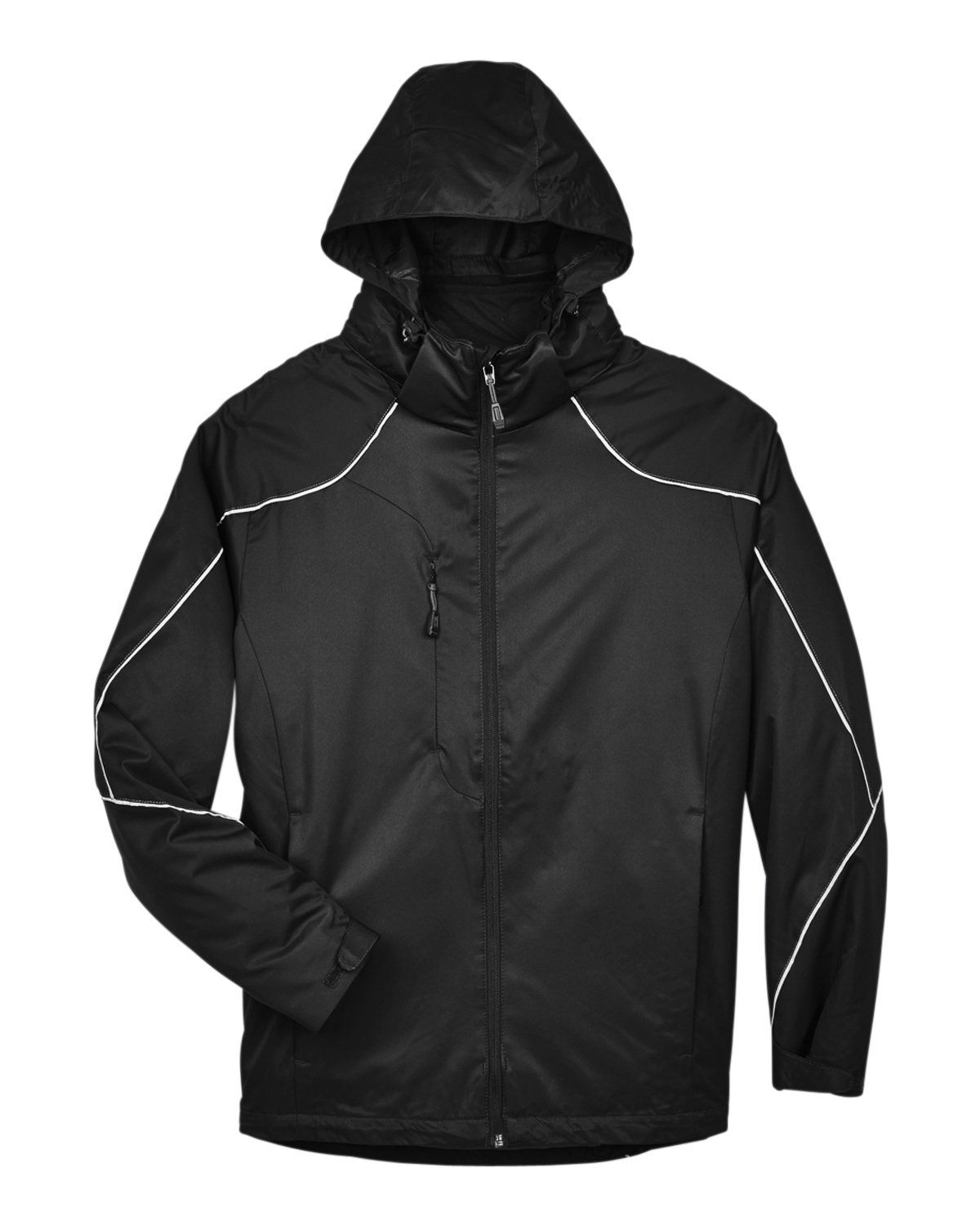 North End Men's Angle 3 in 1 Jacket with Bonded Fleece Liner in Black