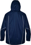 Am image of a Custom North End Men's Angle 3 in 1 Jacket with Bonded Fleece Liner in Night!