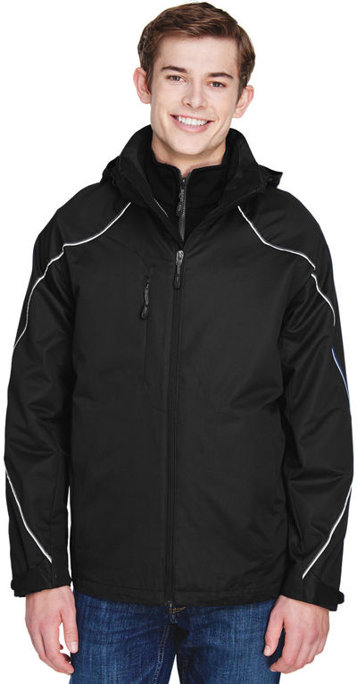 An image of a Custom North End Men's Angle 3 in 1 Jacket with Bonded Fleece Liner!