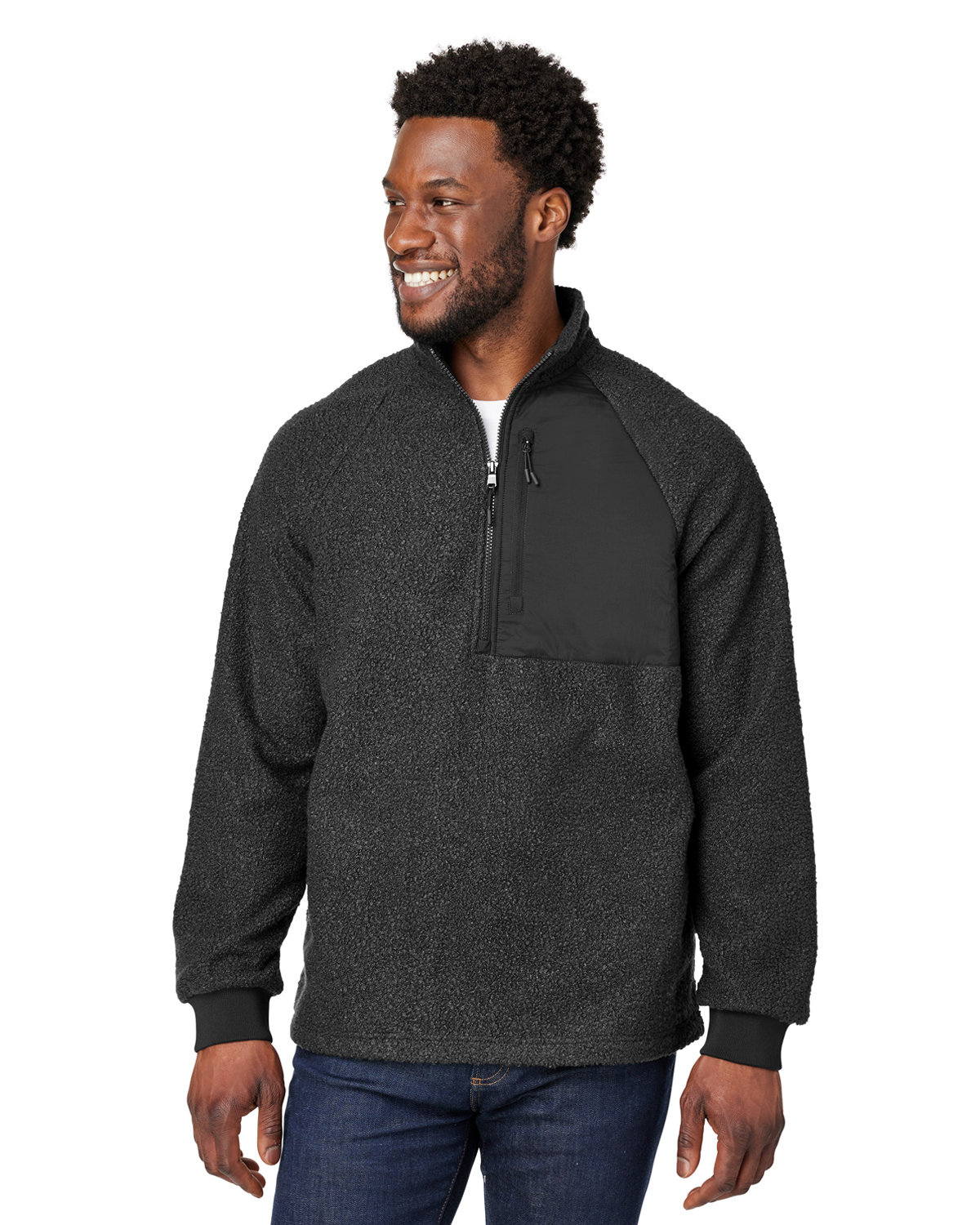 North End Men's Aura Sweater Fleece Quarter Zip