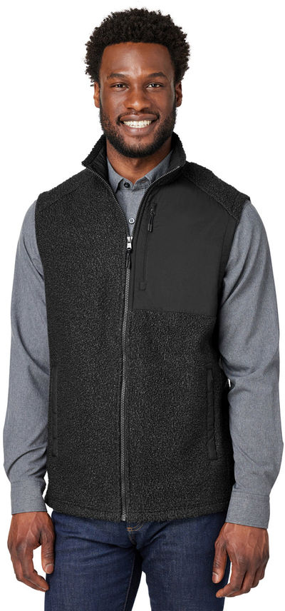 An image of a Custom North End Men's Aura Sweater Fleece Vest!