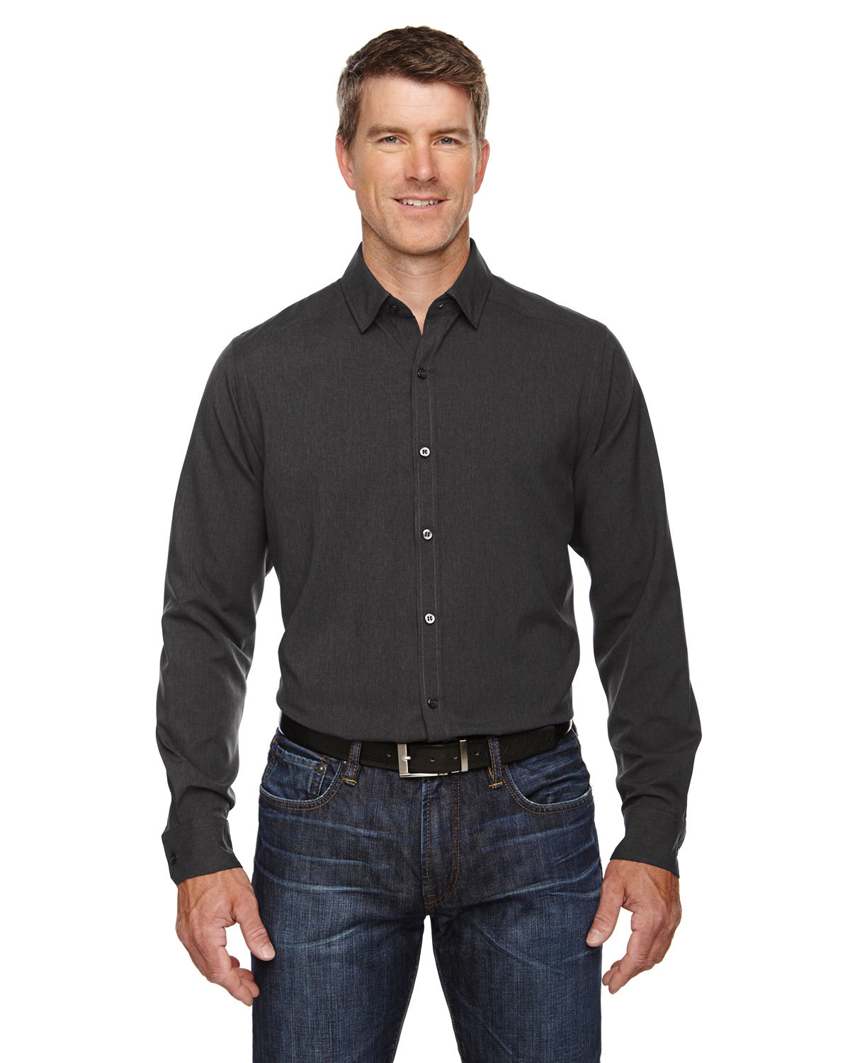 North End Men's Melange Performance Shirt