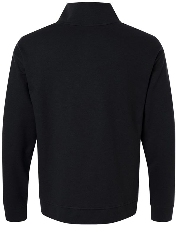 An image of a Custom North End Mens Mantra Half Zip Ottoman Pullover in Black!