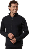 An image of a Custom North End Mens Mantra Half Zip Ottoman Pullover!