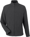 An image of a Custom North End Mens Spirit Textured Full Zip in Black Heather!