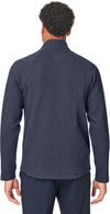 Am image of a Custom North End Mens Spirit Textured Full Zip in Classic Navy Heather!